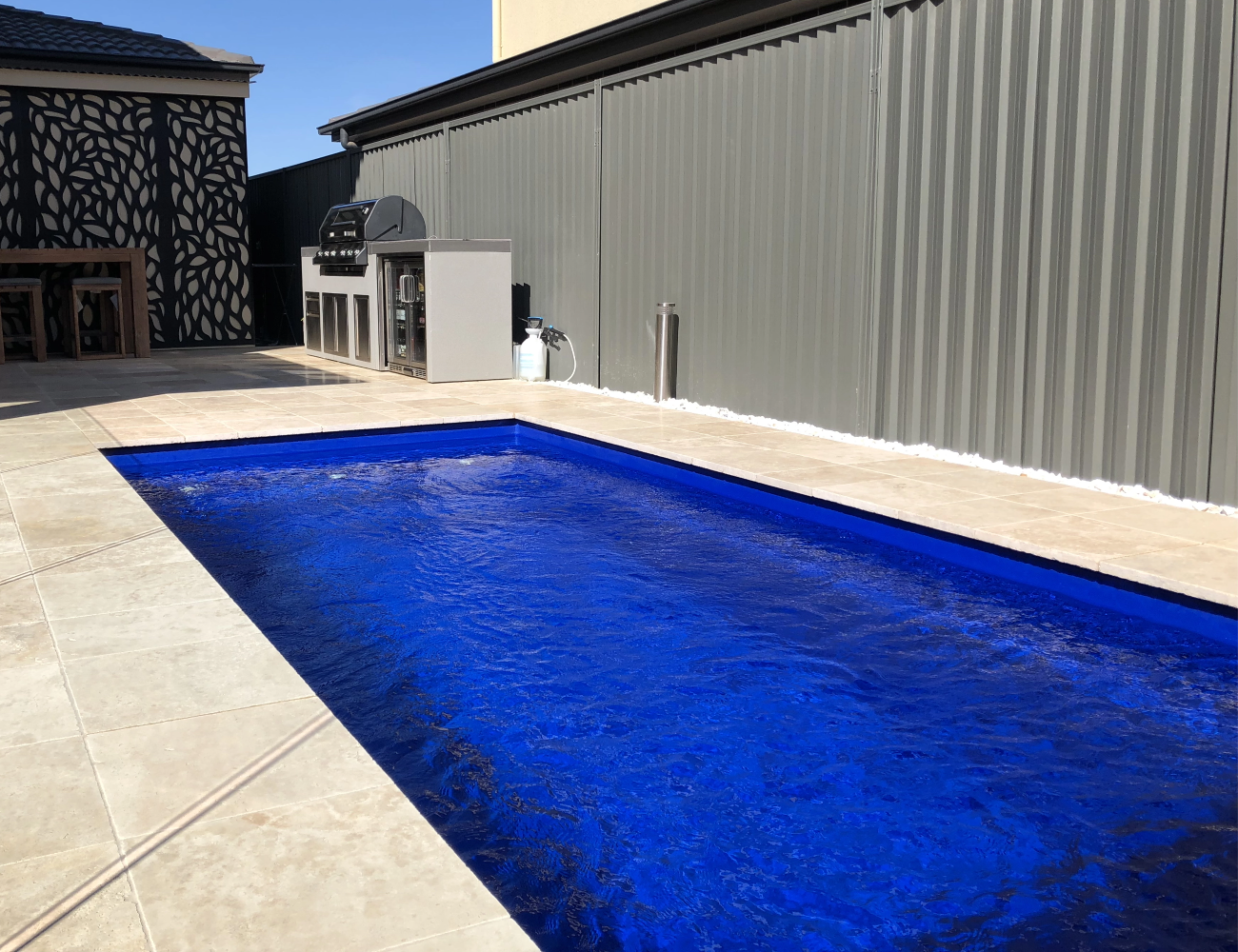Heated fibreglass pool enjoyed through winter in the Illawarra