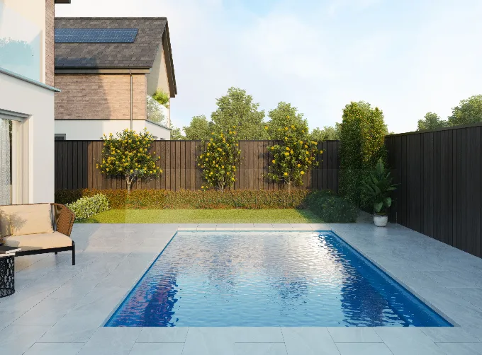 Small fibreglass plunge pool South Coast NSW by Integrity Pools