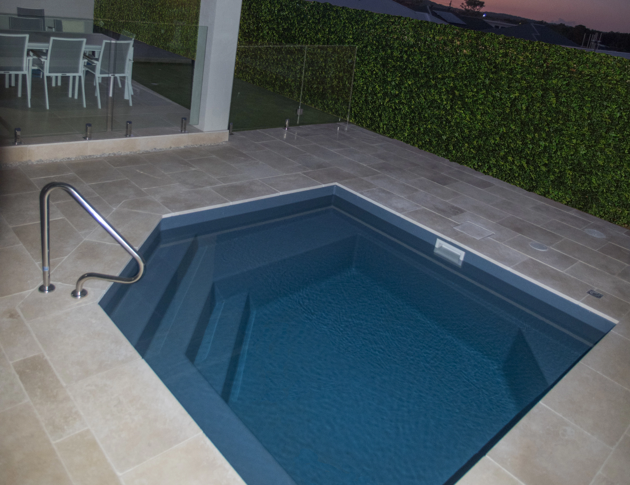 Versace Pool Installation 1